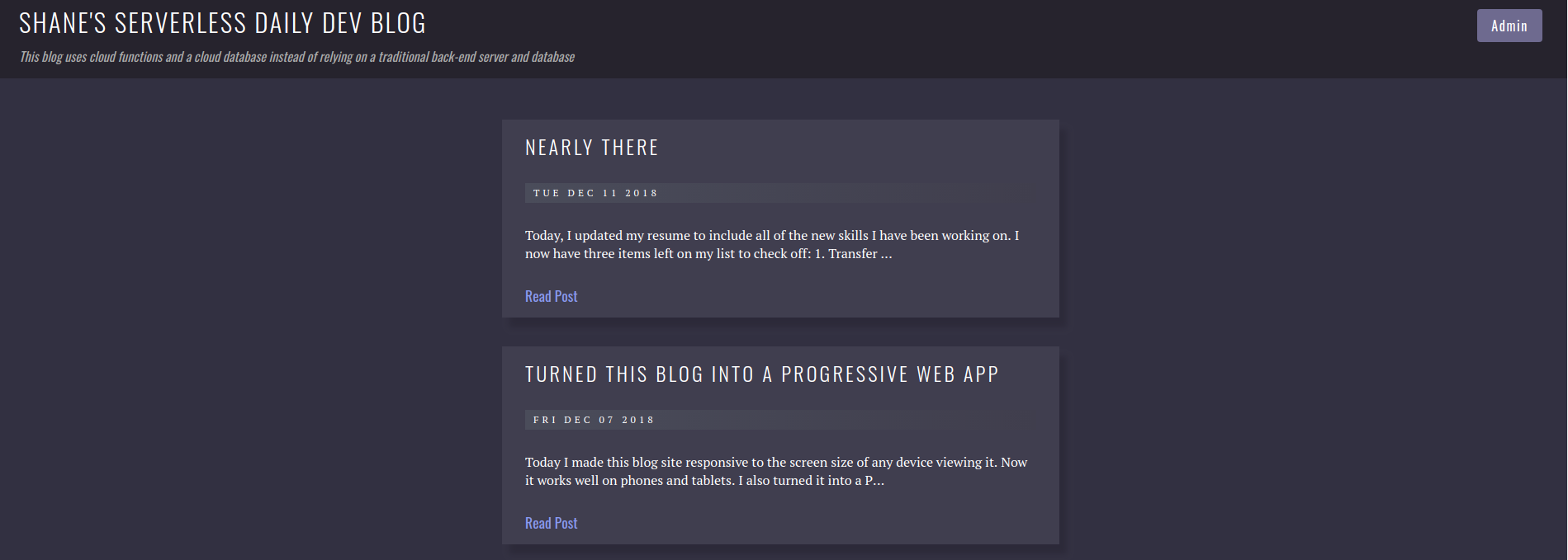 Daily Dev Blog