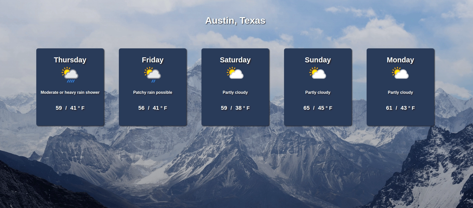 Weather Web-App